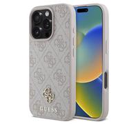 Guess Guess Coque 4G Metal Logo MagSafe iPhone 16 Pro Max Rose Rose