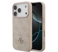 Guess Guess Coque 4G Metal Logo MagSafe pour iPhone 17 Pro Rose Rose