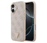 Guess Coque 4G Metal Logo MagSafe pour Apple iPhone 17 - Rose
