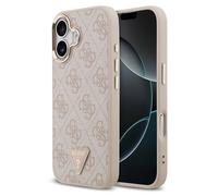 Guess Coque GUHMP17SP4GTDGMP – MagSafe Logo 4G Triangle – pour iPhone 17 6,3" Rose Doré
