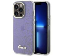 Guess Coque arrière Faceted Mirror pour Apple iPhone 15 Pro - Bleu