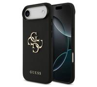 Guess Guess Coque Big 4G Logo Grained iPhone Air Noir Noir