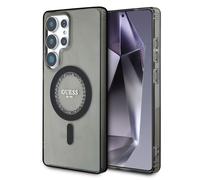 Guess Guess Coque MagSafe IML avec strass Samsung Galaxy S25 Ultra Noir Noir