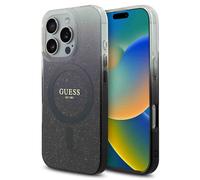 Guess Guess Coque MagSafe IML Glitter Gradient pour iPhone 16 Pro Max Noir Noir