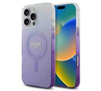 Guess Guess Coque MagSafe IML Glitter Gradient pour iPhone 16 Pro Max Purple Violet