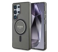 Guess Guess Coque MagSafe IML Glitter Gradient Samsung Galaxy S25 Ultra Noir Noir