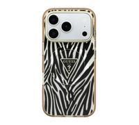 Guess Guess Coque MagSafe pour iPhone 18 Pro / 17 Pro Zebra Gold Dorée