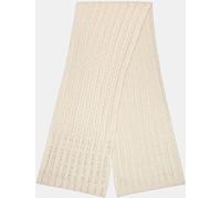 Guess Guess Knitted Rhinestone Sparkle White Scarf