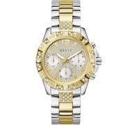 GUESS Montre à affichage analogique ' MAJESTY ' or / argent / transparent, Taille One Size