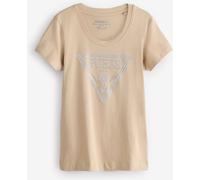 Guess Guess Triangle Logo Short Sleeve 100% Cotton T-Shirt