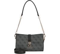 GUESS Zamira Top Zip Shoulder Bag Coal Logo