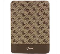 Guess GUFC11PS4SGW Étui pour iPad 10,9" Marron 4G Stripe Allover
