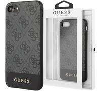Coque pour Iphone 7-8-SE2 Guess stripe 4G gris