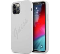 Guess GUHCP12LLSVSCR iPhone 12 Pro Max 6,7 crème/crème Hardcase Script Vintage Housse pour téléphone portable
