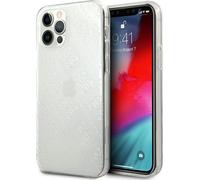 Guess GUHCP12M3D4GTR iPhone 12/12 Pro 6,1 coque rigide transparente 4G 3D Pattern Collection Housse pour téléphone portable