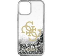 Guess GUHCP12MLG4GSI iPhone 12/12 Pro 6,1" argent/argent Hardcase 4G Big Liquid Glitter Housse de protection