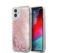 Guess GUHCP12SLG4GSPG4G Coque pour iPhone 12 Mini 5,4" Rose