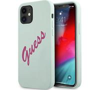 Guess Guhcp12Slsvsbf Iphone 12 Mini 5.4 Fuchsia Blue/Blue Fuschia Hardcase Silicone Vintage