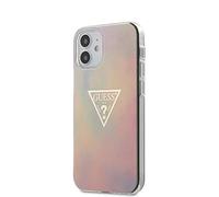 Guess GUHCP12SPCUMCGG01 Tie & Die Collection Coque Rigide pour iPhone 12 Mini 5,4" Rose