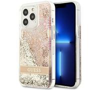 Guess GUHCP13LLFLSD iPhone 13 Pro / 13 6,1" or/or Hardcase Paisley Liquid Glitter Housse de protection