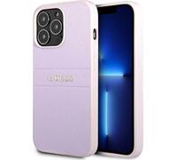 Guess Guhcp13Lpsasbpu Iphone 13 Pro / 13 6.1 Purple/Purple Saffiano Hot Stamp & Metal Logo