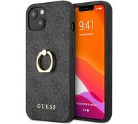 Guess GUHCP13S4GMRGR Coque de Protection pour iPhone 13 Mini 5,4" 4G avec Anneau de Support Gris