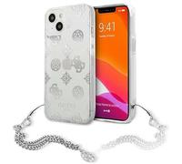 Guess GUHCP13SKSPESI Coque de Protection pour iPhone 13 Mini 5,4" Argenté