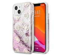 GUESS GUHCP13SLGPEPI Coque pour iPhone 13 Mini 5,4" Rose