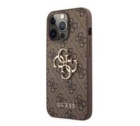 Guess GUHCP13X4GMGBR Coque de Protection pour iPhone 13 Pro Max 6,7" 4G Big Metal Logo