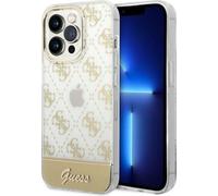 Guess Guhcp14Lhg4Mhg Iphone 14 Pro 6.1 Gold/Gold Hardcase 4G Pattern Script