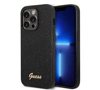 Guess GUHCP14LHGGSHK Coque Rigide pour iPhone 14 Pro 6,1" Noir/Noir
