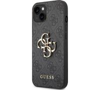 Guess GUHCP14M4GMGGR iPhone 14 Plus 6.7" gris coque rigide 4G Big Metal Logo Handyhülle