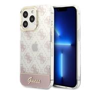 Guess étui pour iPhone 14 Plus 6,7 rose étui rigide 4G Pattern Scrip - Neuf