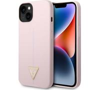 Guess GUHCP14MSLTGU Apple iPhone 14 Plus / 15 Plus violet coque rigide Silicone Triangle