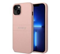 GUESS GUHCP14SPSASBPI Coque pour iPhone 14 6,1" Bracelet Saffiano Rose