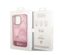 Guess GUHCP14XHGJGHP iPhone 14 Pro Max 6,7" rose/rose Hardcase Jungle Collection Housse de protection