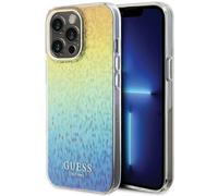 Guess GUHCP15XHDECMI Apple iPhone 15 Pro Max hardcase IML Faceted Mirror Disco Iridescent multicolore
