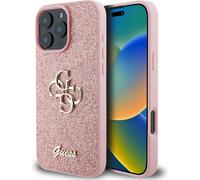 Guess GUHCP16XHG4SGP iPhone 16 Pro Max 6.9" rose hardcase Fixed Glitter Big 4G Housse de protection