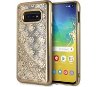 Guess GUHCS10LPEOLGGO S10e G970 or /or Coque rigide 4G Peony Liquid Glitter Housse de protection