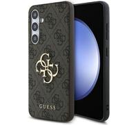 Guess GUHCS24FE4GMGBR Samsung Galaxy S24 FE hardcase 4G Big Metal Logo marron