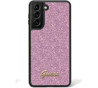 Guess GUHCS24SHGGSHU Samsung Galaxy S24 hardcase Glitter Script violet