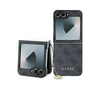 Guess GUHCZF6GF4GR 4G Motif Housse Samsung Galaxy Z Flip 6 - Gris