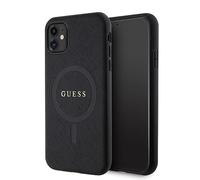 Guess Saffiano Pour Magsafe Noir - iPhone 11
