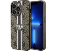Guess GUHMP14LP4RPSW étui pour iPhone 14 Pro 6.1", marron, marron, rigide, 4G bandes imprimées MagSafe