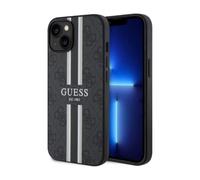 Guess GUHMP14SP4RPSK Housse 4G Stripe Pour Magsafe Noir - iPhone 14
