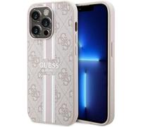 Guess Apple Etui GUHMP14XP4RPSP iPhone 14 Pro Max rose/rose coque rigide 4G Printed Stripes MagSafe