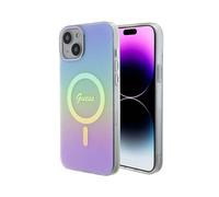 Guess GUHMP15MHITSU Apple iPhone 15 Plus / 14 Plus hardcase IML Iridescent MagSafe violet