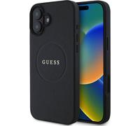 Guess GUHMP16MPGHSMMK Apple iPhone 16 Plus hardcase Grained Ring MagSafe noir