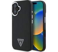 Guess Guhmp16Mpgtspsk Iphone 16 Plus 6.7 noir/noir Hardcase Grained Triangle Magsafe