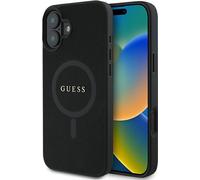 Guess GUHMP16MPSAHMCK Apple iPhone 16 Plus hardcase Saffiano Classic Logo MagSafe noir